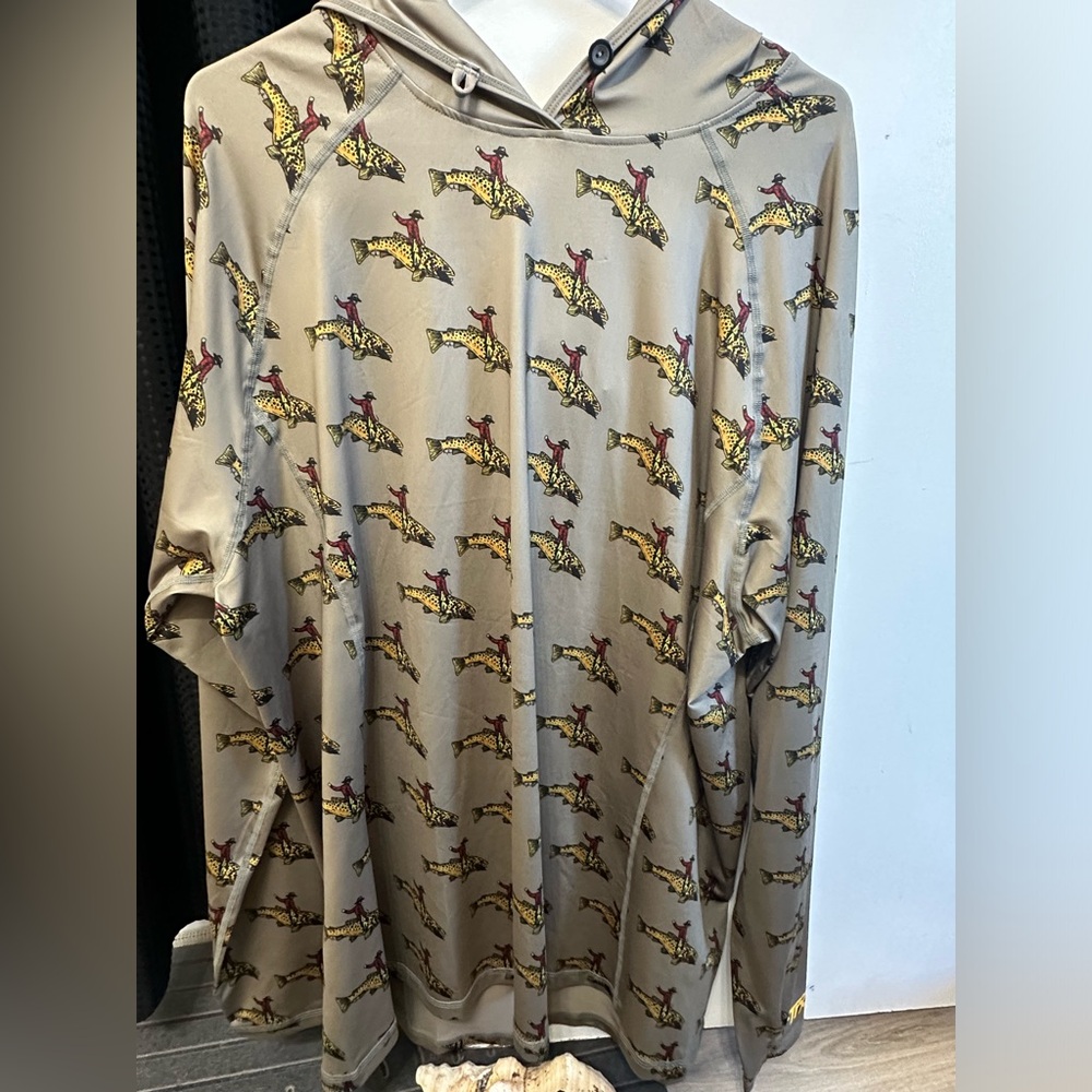 Stylish Tan Printed Men's Shirt